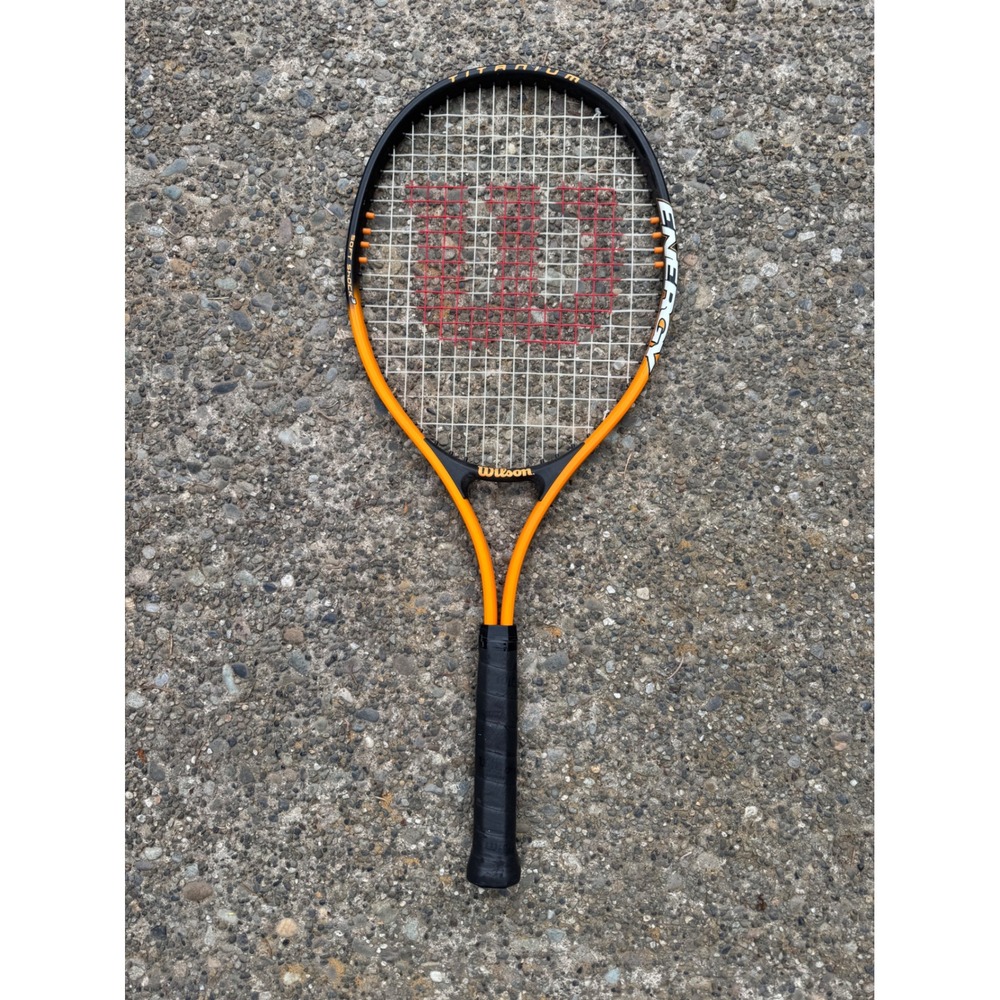 Wilson Energy Titanium Tennis Racket Orange Black Soft Shock Titanium Frame